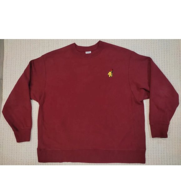 Champion Masters Golf Grateful Dead Bear Reverse Weave Red Sweatshirt 2XL Vtg - Picture 1 of 4
